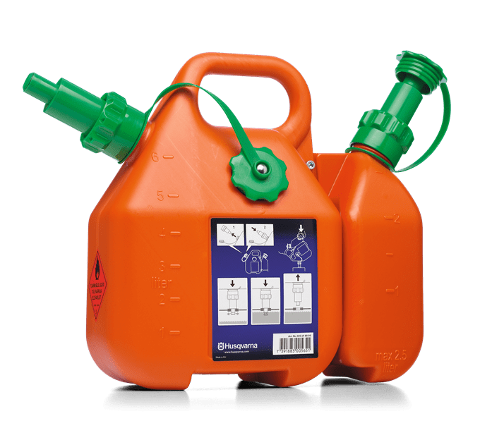 HUSQVARNA BIDON DOUBLE 6L essence + 2,5 L huile - Charles Chapuis