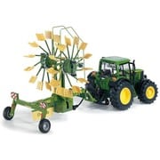 Jouet JOHN-DEERE 7R350 avec remorque forestière Bruder - Charles Chapuis