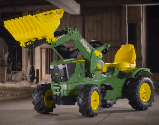 Jouet JOHN-DEERE 7R350 avec remorque forestière Bruder - Charles Chapuis