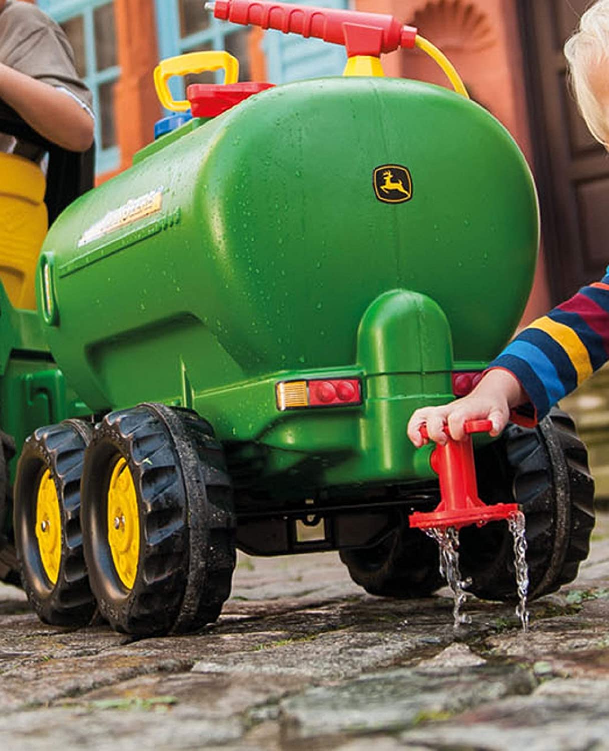 Jouet Tonne à eau John-Deere 2 essieux avec vaporisateur - Charles Chapuis