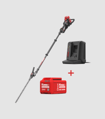 Pack Taille-haie perche KC270 batterie + chargeur